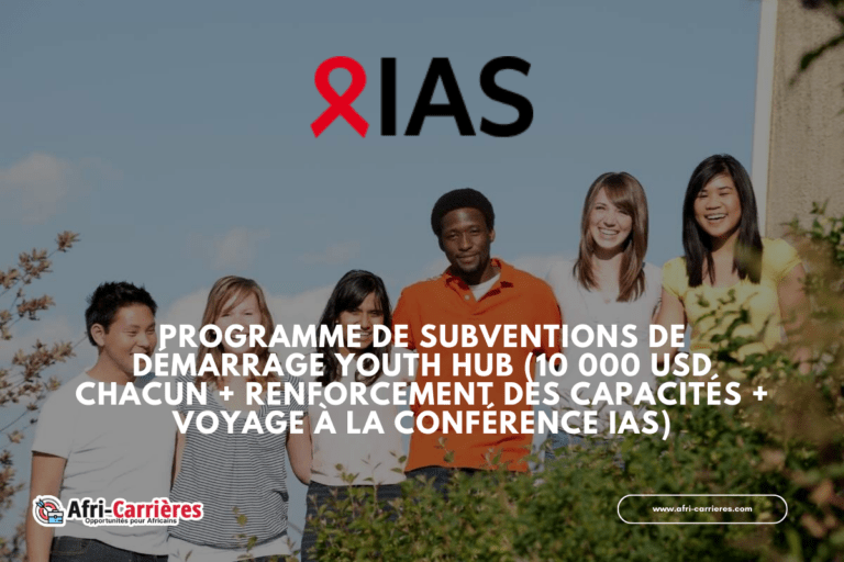 Programme de subventions de démarrage Youth Hub