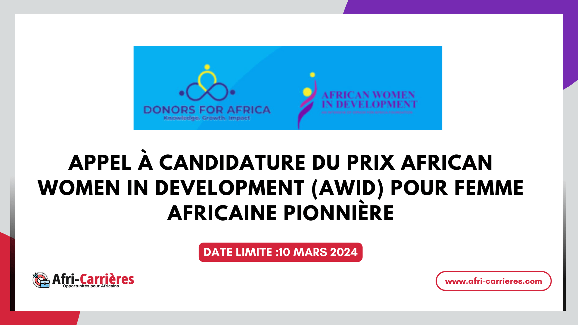 prix AWID