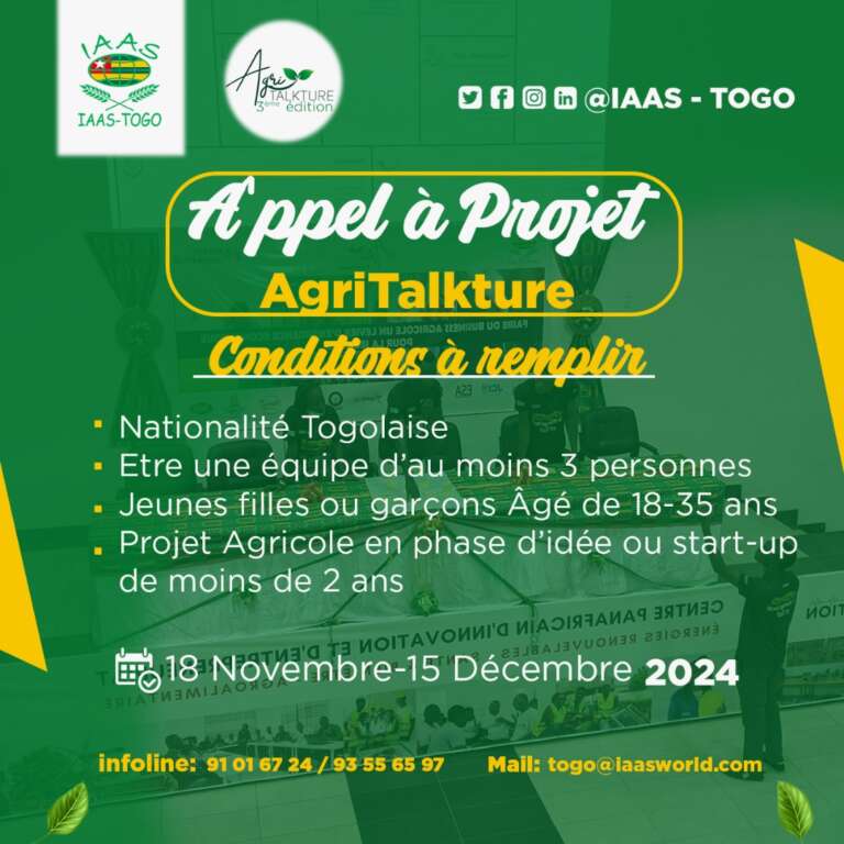 Appel à candidatures pour le Challenge AgriTalkture 2024