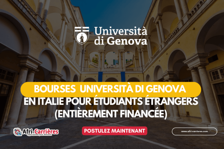 Bourses UniGeApply en Italie pour étudiants étrangers