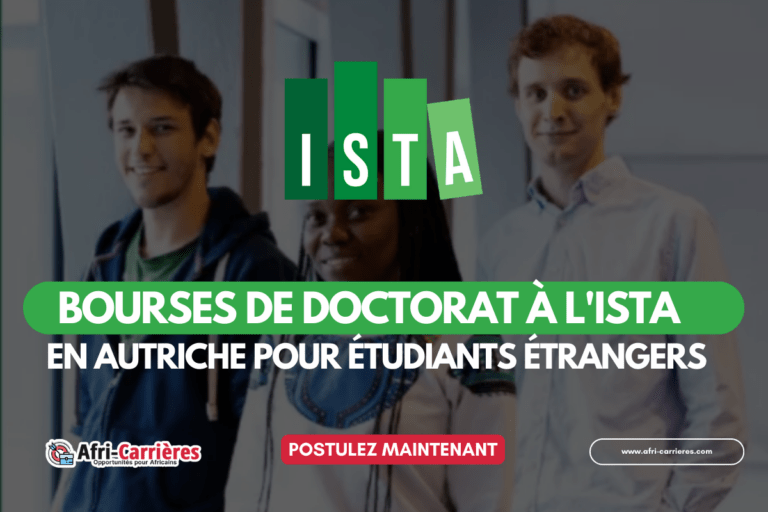 Bourses de doctorat ISTA en Autriche POUR étudiants étrangers