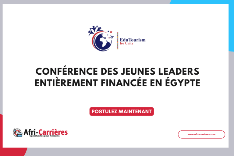 Conférence des jeunes leaders entièrement financée en Égypte