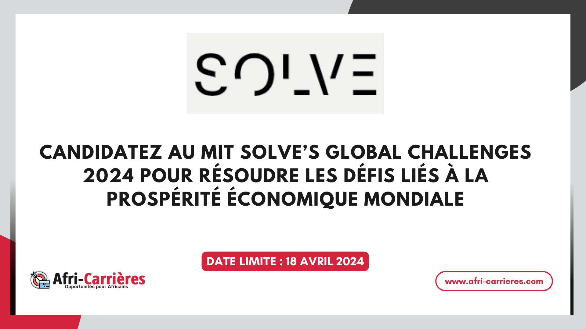 MIT Solve Global Challenges