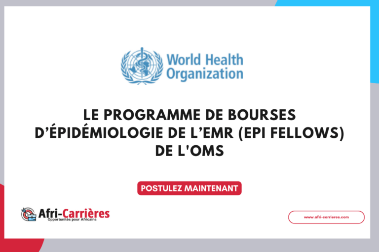 Programme Epi Fellows 2025 de l'OMS