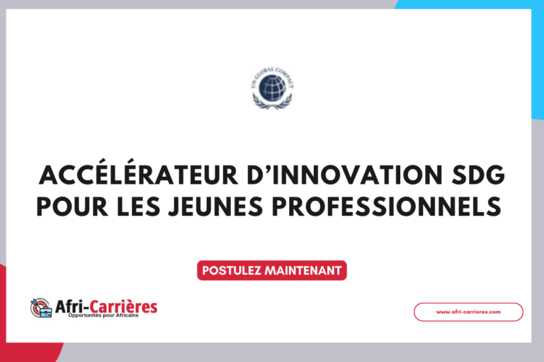 SDG Innovation Accelerator for Young Professionals