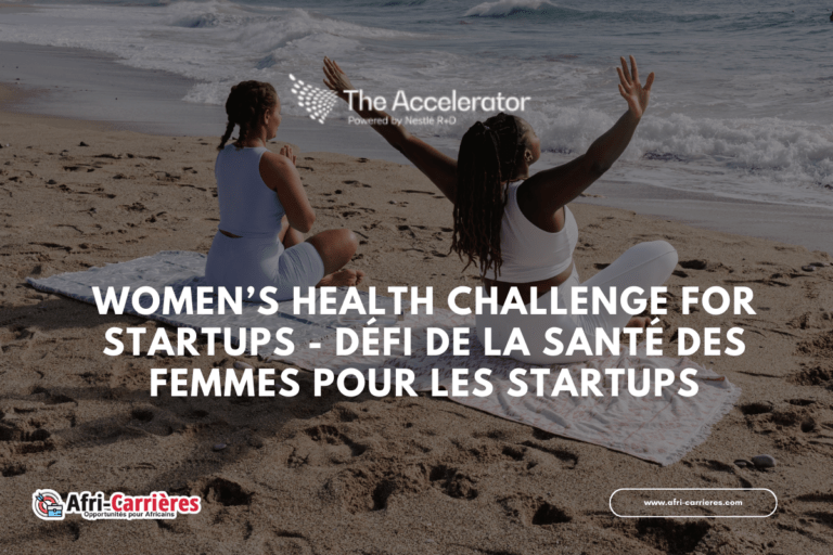 Women’s Health Challenge for Startups 2025- Défi de la santé des femmes pour les startups 9 Women’s Health Challenge for Startups