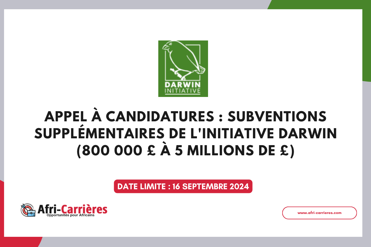 subventions Darwin Initiative