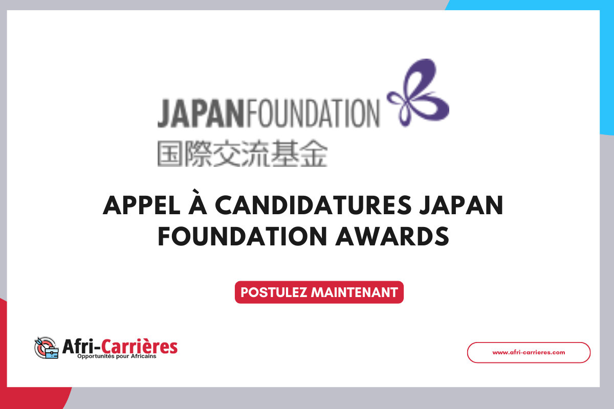 Appel à candidatures 2025 des Japan Foundation Awards