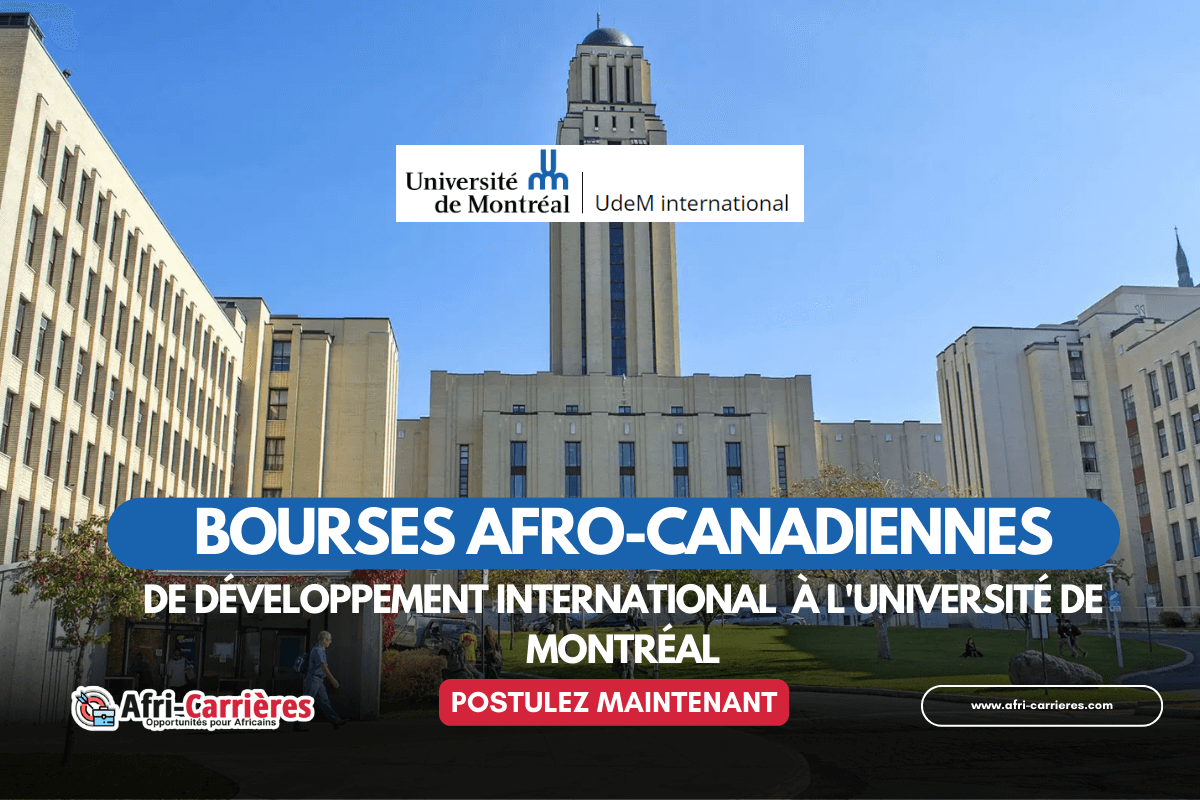Bourses afro-canadiennes de développement international à l'Université de Montréal