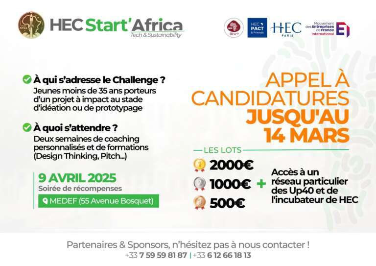 Appel à soumission pour Start'Africa 2025