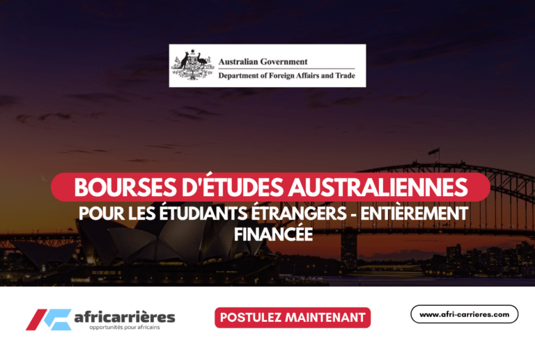 Bourses d'études australiennes 2026 pour les étudiants étrangers - entièrement financée