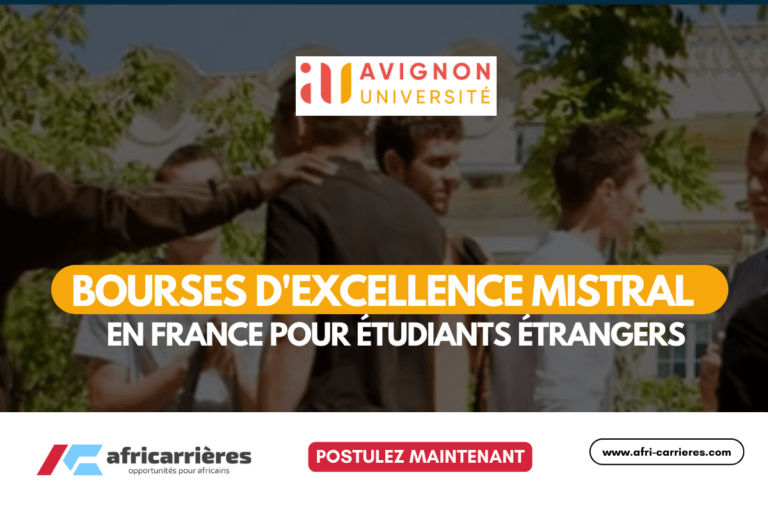 Bourses d'excellence Mistral 202526 en France pour étudiants étrangers