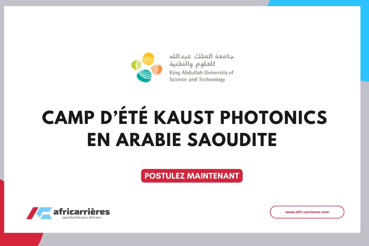 camp d'été KAUST photonics 2025 en Arabie saoudite