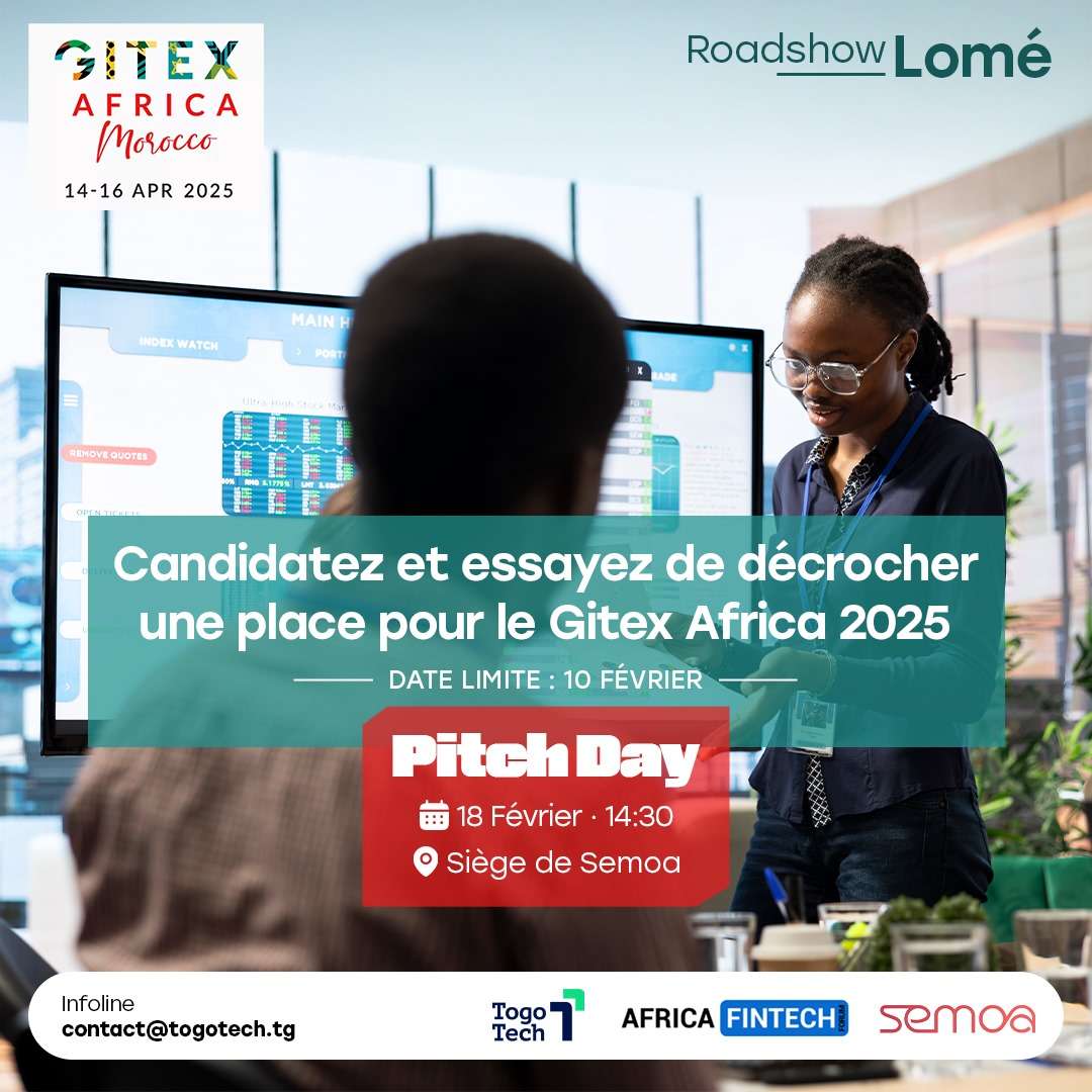 Concours de Pitch du Roadshow Lomé