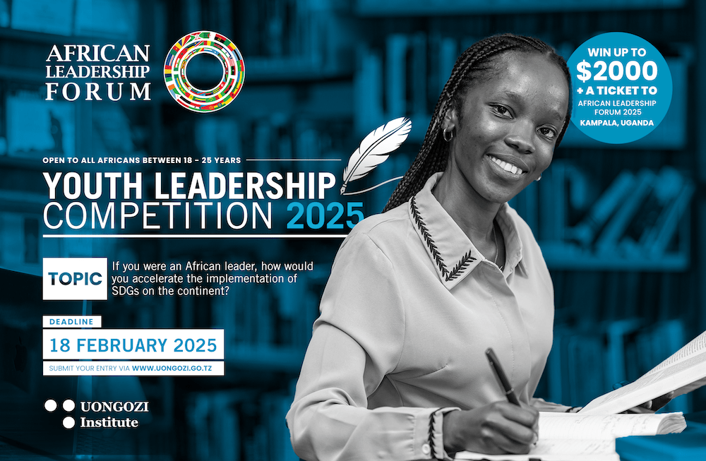Concours de leadership pour les jeunes - Youth Leadership Competition2025 de l’Institut UONGOZI pour les jeunes Africains (2 000 USD et entièrement financé à Kampala, Ouganda)