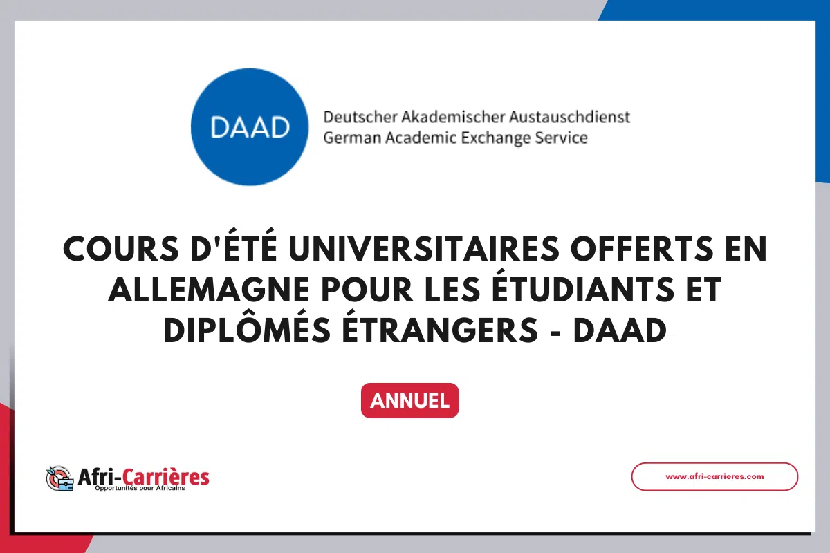 Cours d'été universitaires en Allemagne pour les étudiants et diplômés étrangers - DAAD