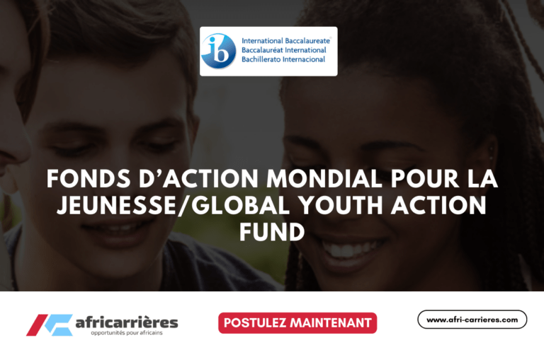 Fonds d’action mondial pour la jeunesse / Global Youth Action Fund