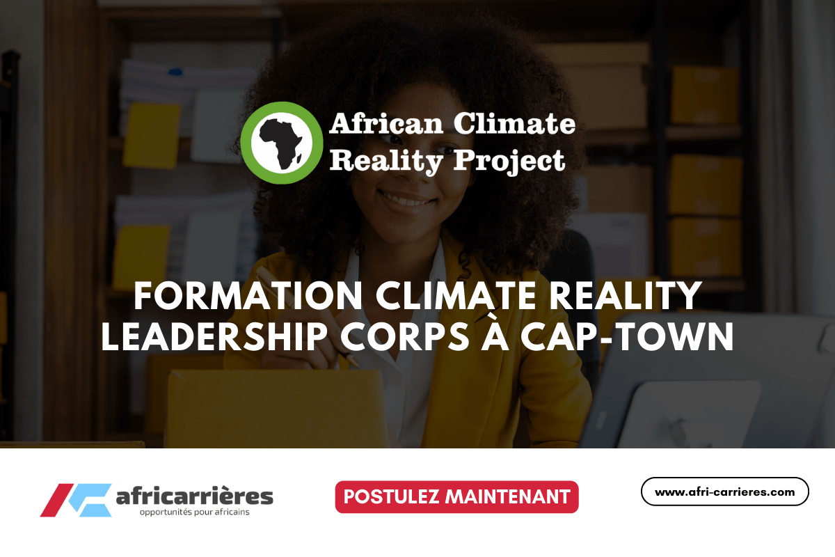 Formation Climate Reality Leadership Corps à Cap-Townv