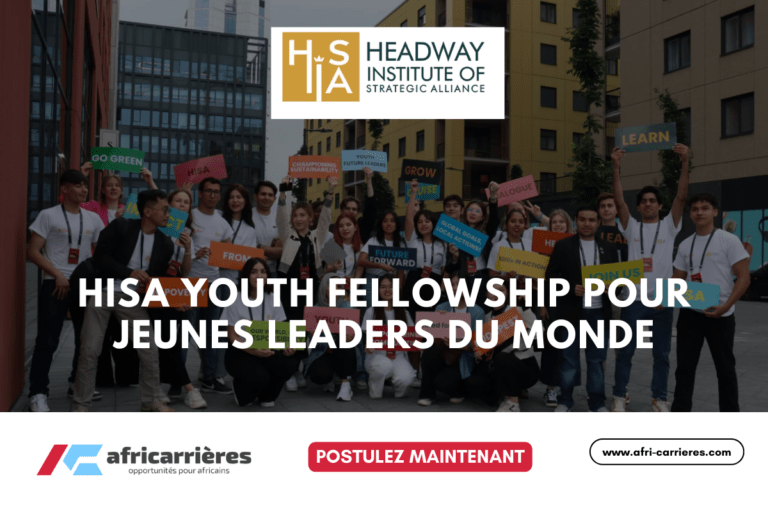 HISA Youth Fellowship 2025 pour jeunes leaders du monde