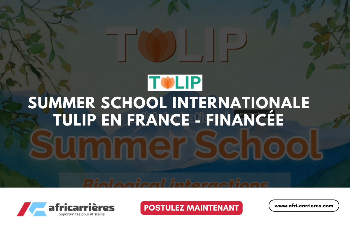 Inscriptions ouvertes TULIP Summer School 2025 en France - financée