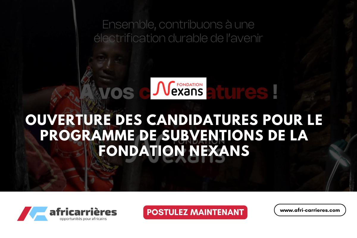 Ouverture des candidatures pour le Programme de Subventions 2025 de la Fondation Nexans