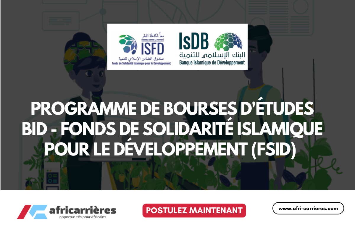 Programme de bourses BID-FSID 2025-2026