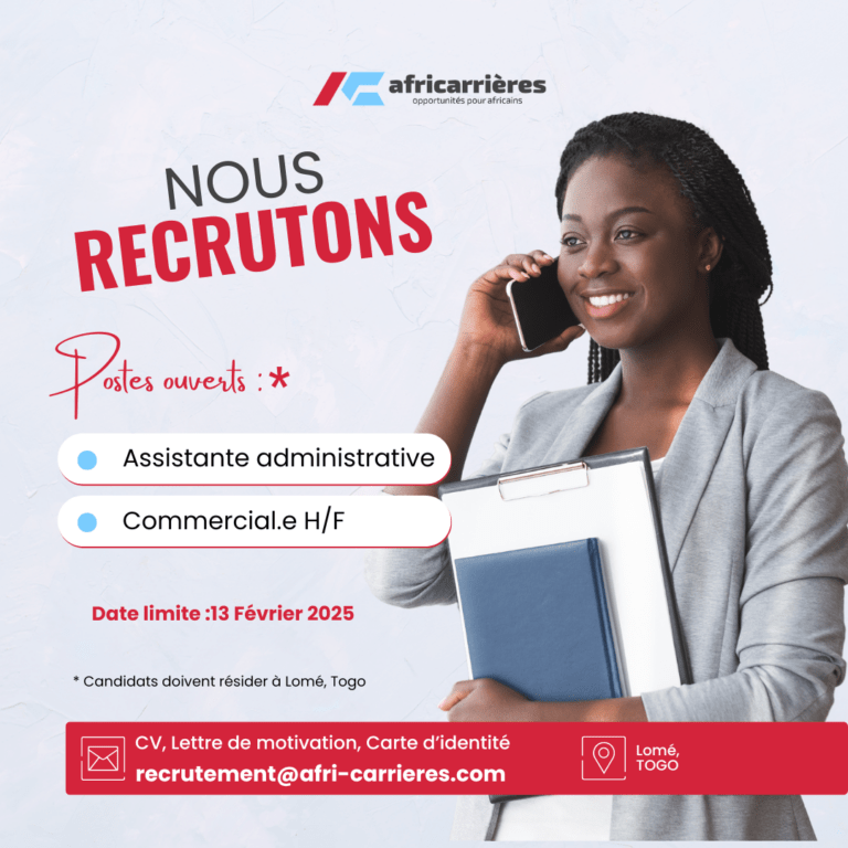 Recrutement : assistance administrative et commercial.e