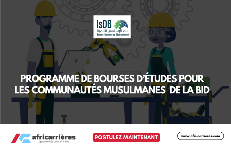 programme de bourses de la BID pour les communautés Musulmanes