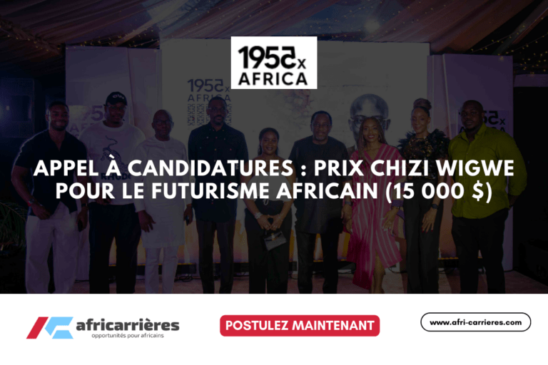 Appel à candidatures Prix Chizi Wigwe pour le futurisme africain (15 000 $)
