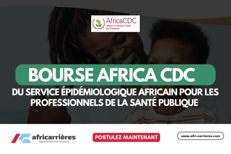 Bourse Africa CDC 2025 du Service Épidémiologique Africain pour professionnels de Santé
