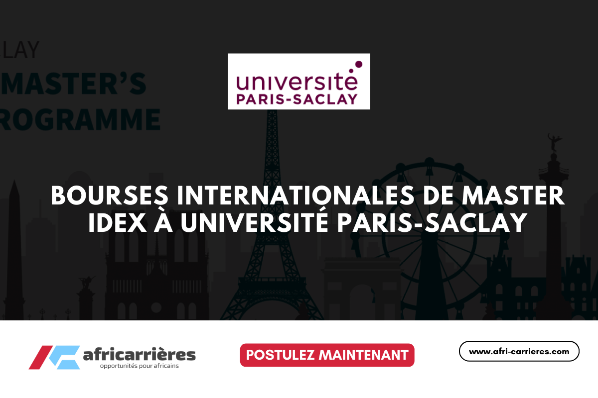 Bourses internationales de master IDEX 2025-2026 à Université Paris-Saclay