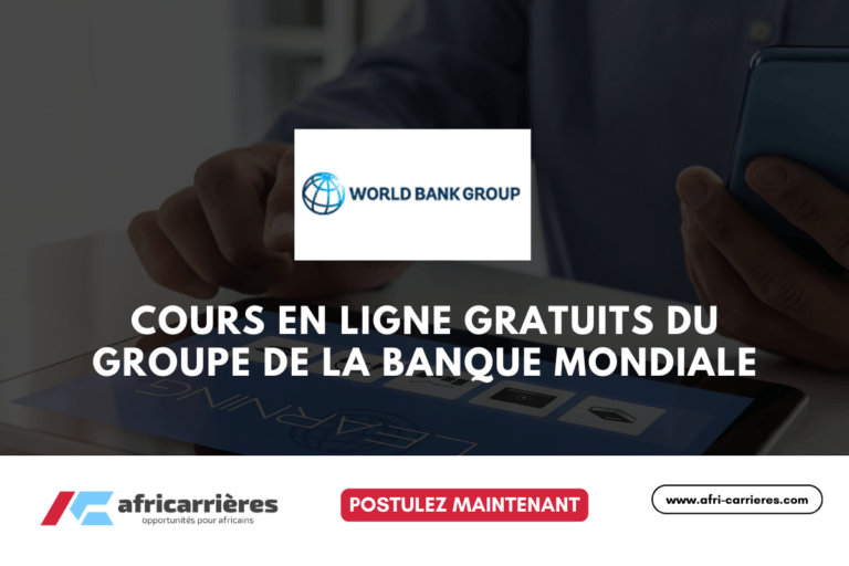 Cours en ligne du Groupe de la Banque Mondiale
