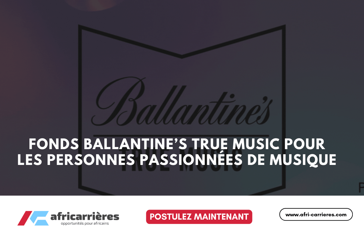 Fonds Ballantine's True Music 2025 pour les personnes passionnées de musique