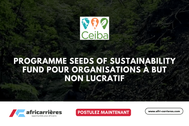 Programme Seeds of Sustainability Fund 2025 pour organisations à but non lucratif