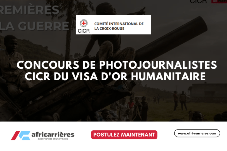 Concours de photojournalistes CICR du Visa d'or humanitaire 15ème édition