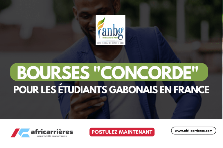 Bourses "CONCORDE" 2025-2026 pour les étudiants gabonais en France 6 Bourses Concorde 2025-2026 pour les étudiants gabonais en France