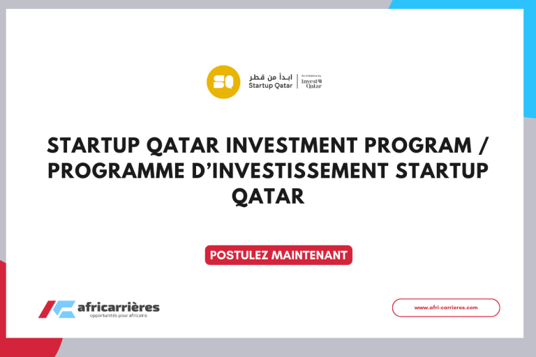 Startup Qatar Investment Program / Programme d’investissement Startup Qatar 6 Startup Qatar Investment Program Programme d’investissement Startup Qatar 2025