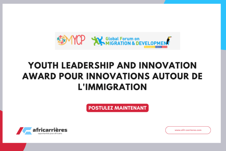 Youth Leadership and Innovation Award 2025 pour innovations autour de l'immigration