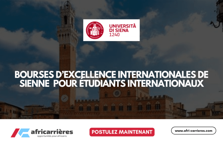 Bourses d’excellence internationales de Sienne 2025-2026 pour étudiants internationaux