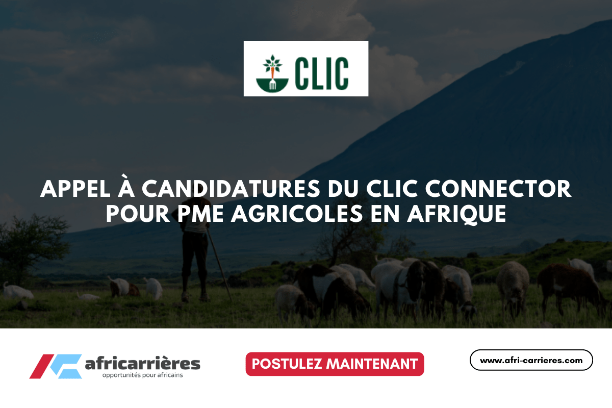 Appel à candidatures du CLIC Connector Afrique 2025 pour PME agricoles 