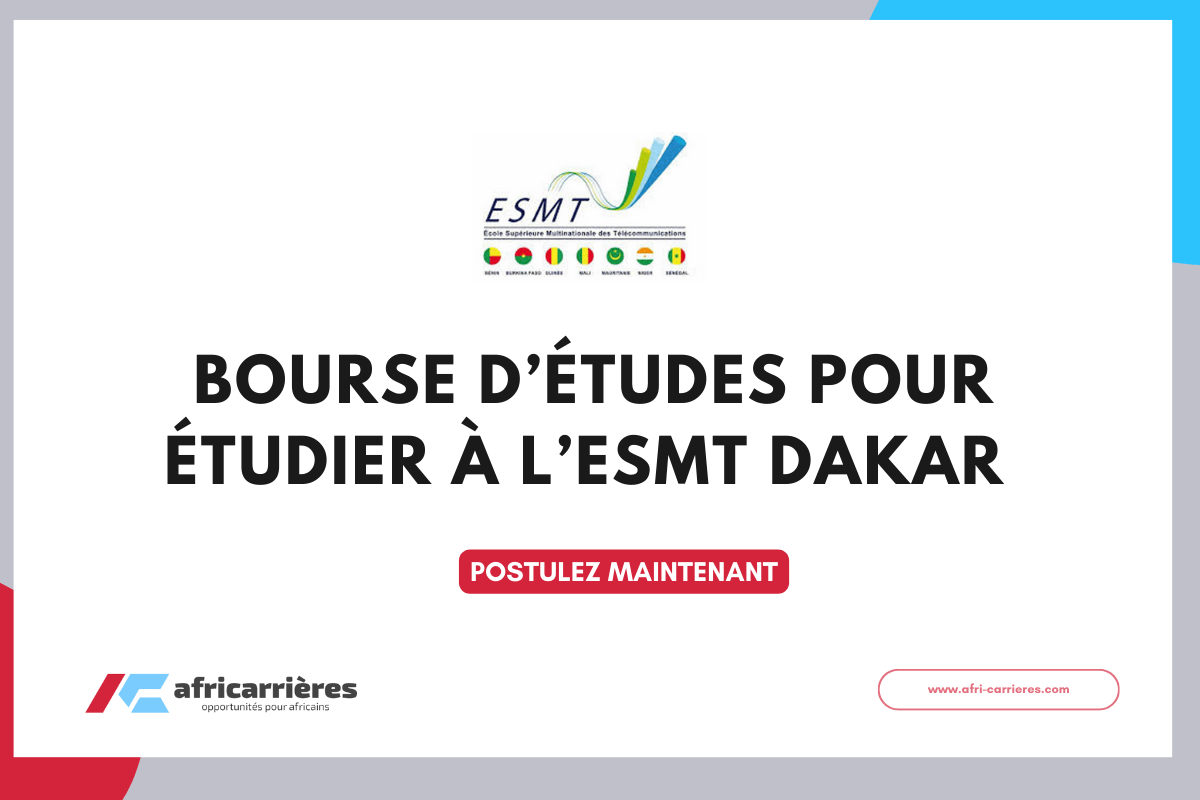 Bourses ESMT Dakar 2025-2026 pour étudiants béninois