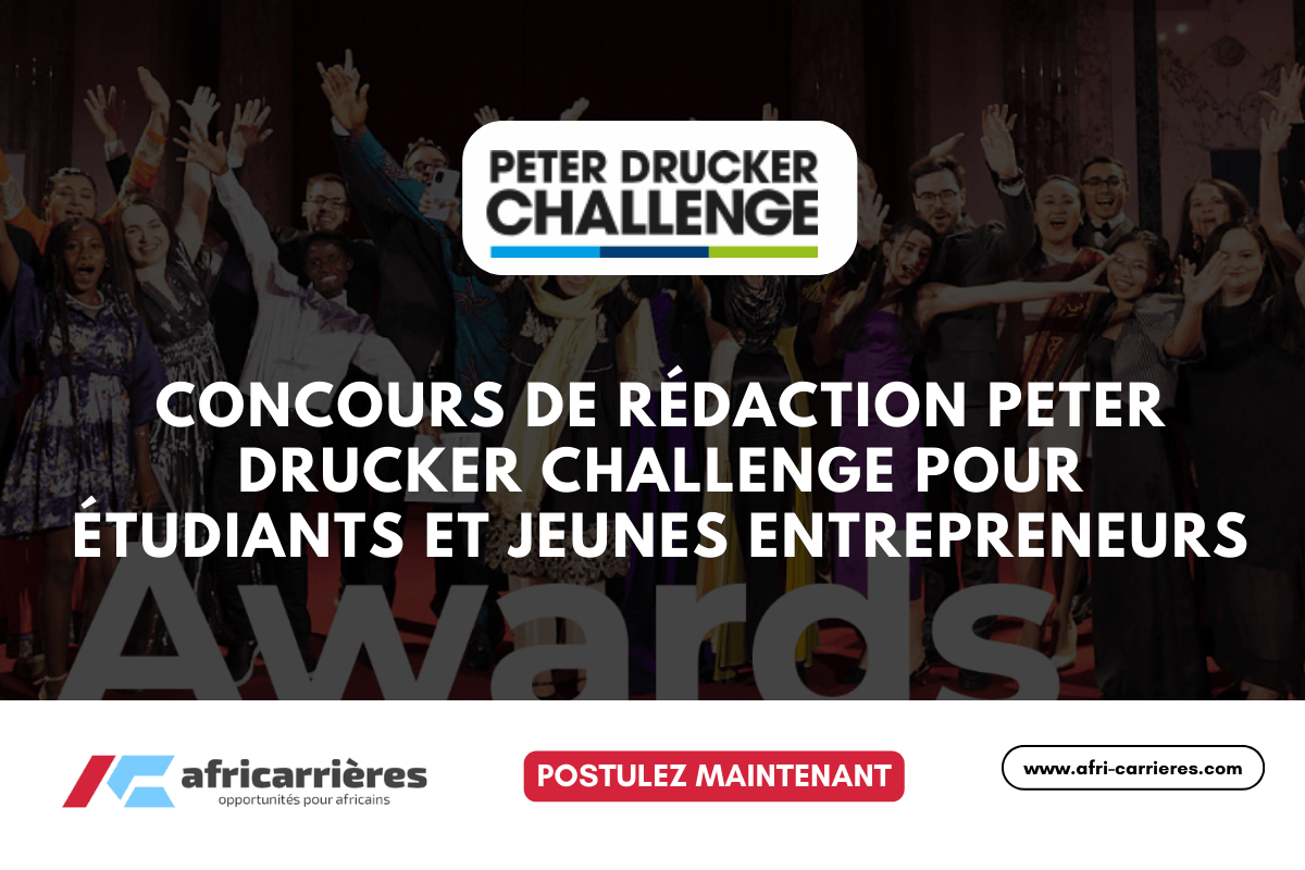 Concours de rédaction Peter Drucker Challenge 2025 pour étudiants et jeunes entrepreneurs