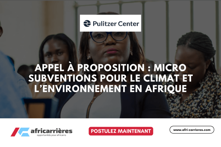ACE Micro Grants 2025 du Centre Pulitzer les mouvements locaux en Afrique
