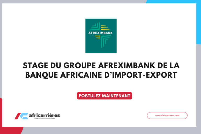 Stage du groupe Afreximbank de la Banque africaine d’import-export 2025
