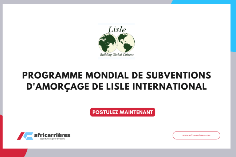 Programme de subventions Lisle International 2025 pour projets innovants
