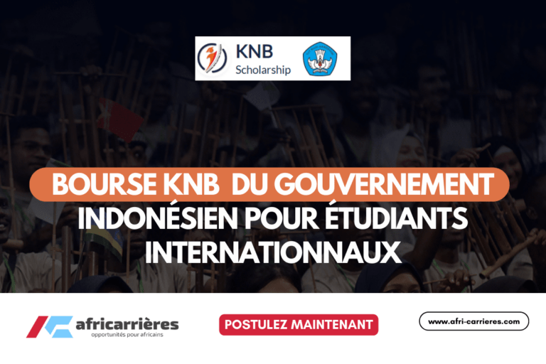 Candidature ouverte pour la Bourse KNB 2025/2026 du gouvernement indonésien