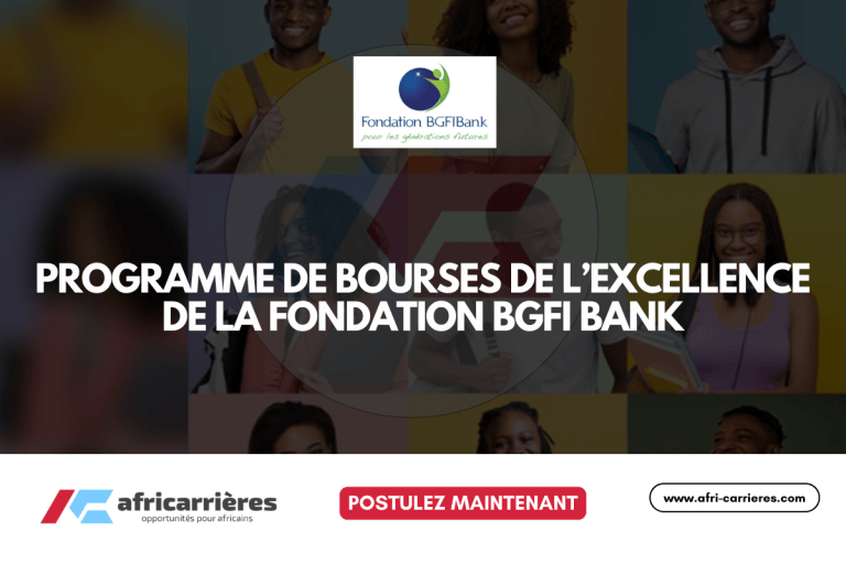 Programme de bourses de l’excellence de la Fondation BGFI Bank 2025