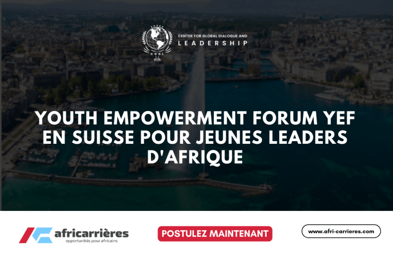 Youth Empowerment Forum YEF 2025 en Suisse pour jeunes leaders d'Afrique 6 Youth Empowerment Forum YEF 2025 en Suisse pour jeunes leaders d'Afrique