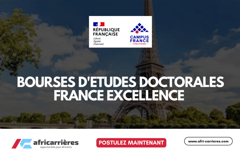 Bourses France Excellence 2025 pour doctorants en France