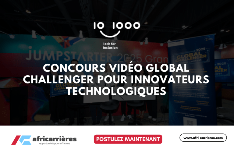 Global Challenger Video Contest 2025 pour innovateurs technologiques